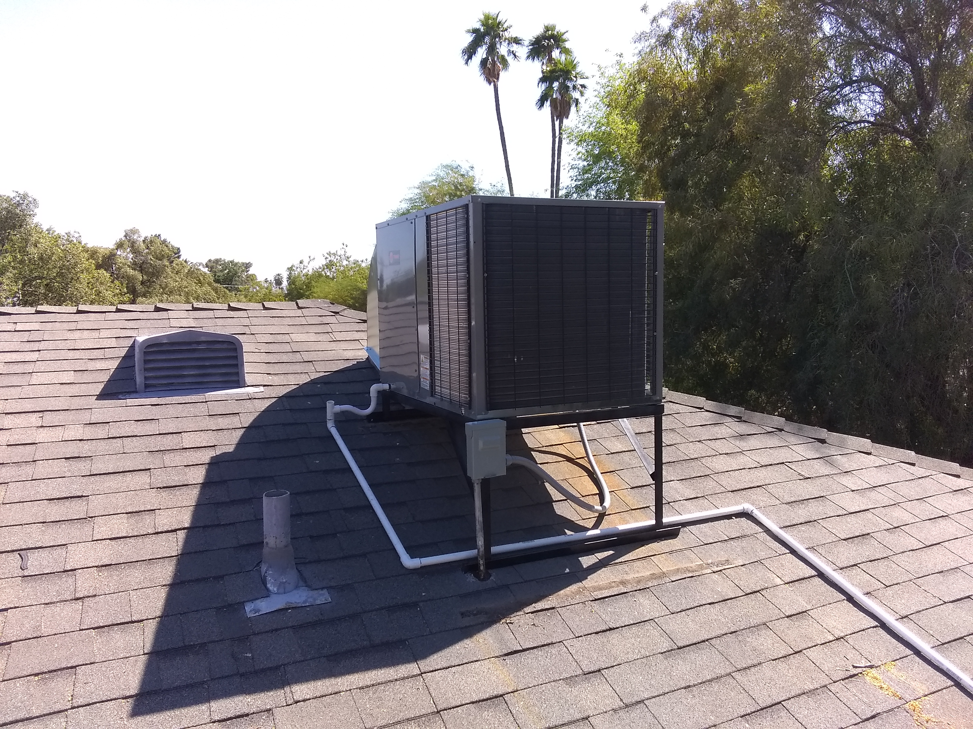 Over / under Trane unit is a great choice for replacing old Goettl units